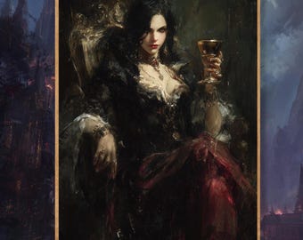 Bride of Dracula Poster: Gothic Vampire Wall Art, Dark Fantasy Decor