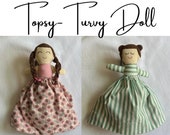 Topsy-turvy Doll Reversible Doll Awake Asleep Doll