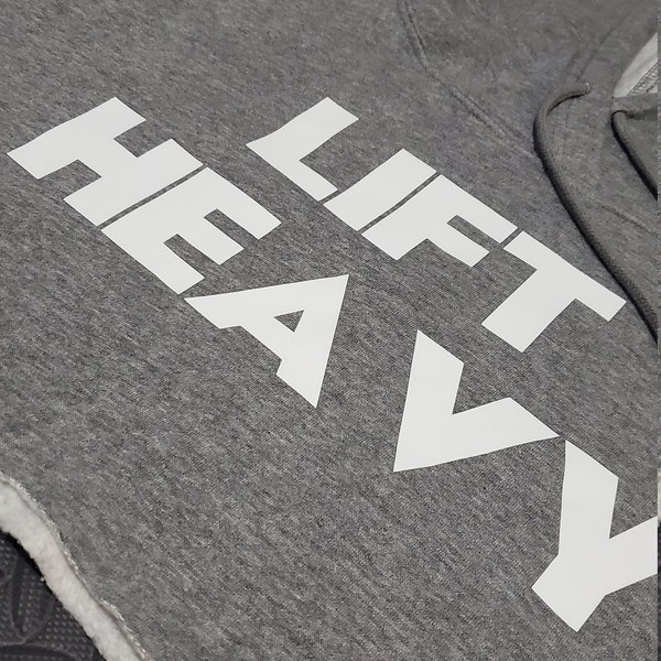 LIFT HEAVY Crop Hoodie