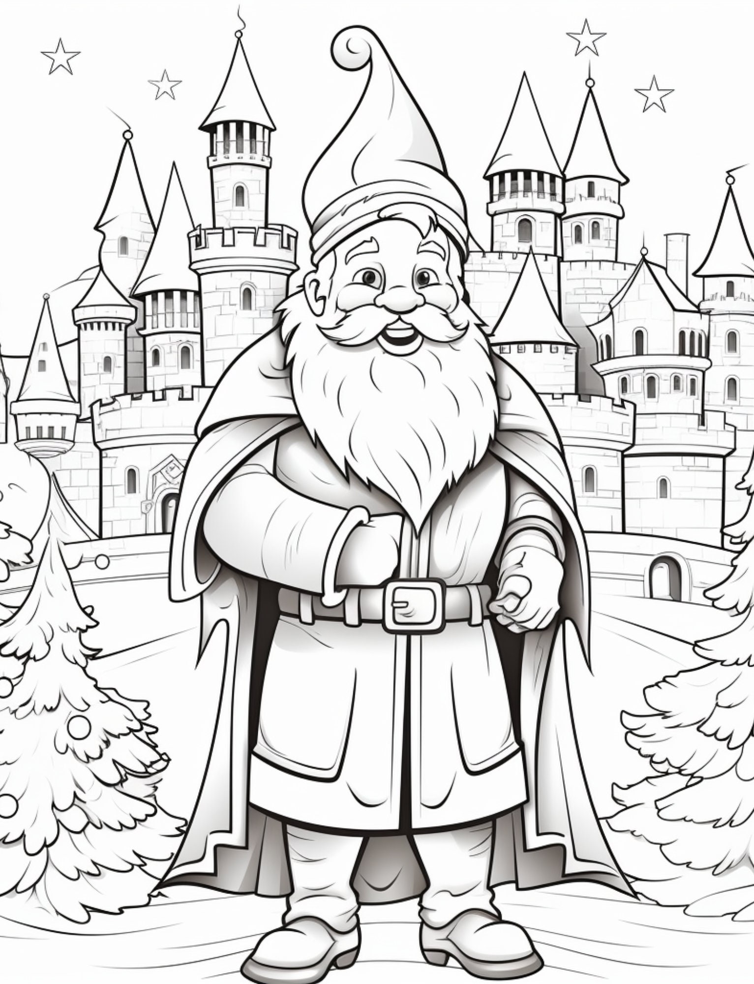 Christmas Theme Coloring Pages - Etsy