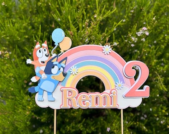 Bluey cake topper