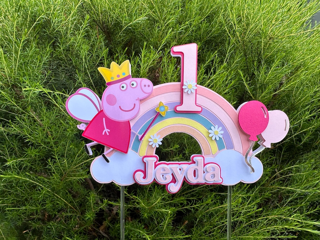 Peppa Pig Cake Topper Etsy Australia — free download