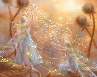 Fairy card birthday Dewdrops At Dawn