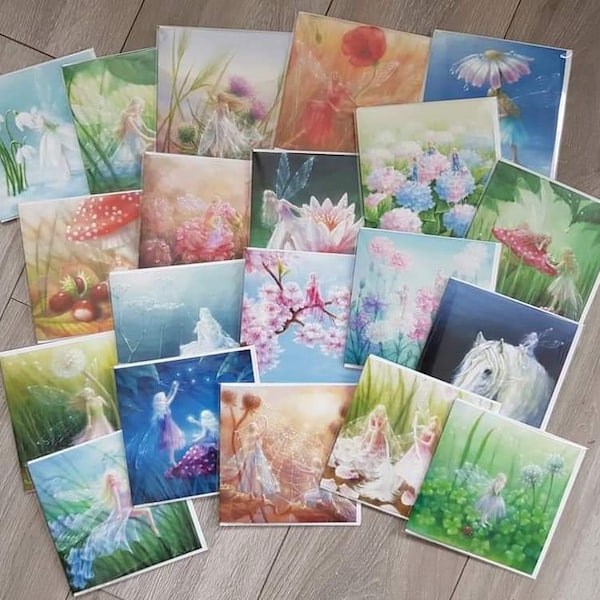 Jigsaw Card - Birthday Wishes Woodland Fairy - Birthday Card – Rachel - View #9