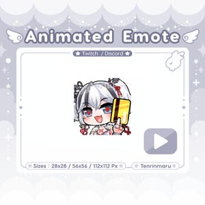 vagues de Wuthering | Emote animée Carte de crédit Camellya | Twitch/Discord/Youtube