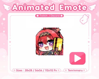 Svindlande vågor | Yinlin kreditkorts animerad emote | Twitch/Discord/Youtube