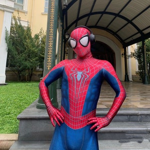 Customized Super Hero The Amazing Spiderman 2 Inspired Suit, Cosplay Halloween Costume