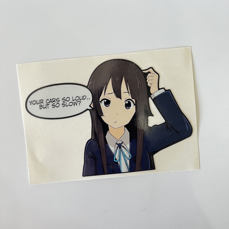 JDM Japanese Anime Girl Sticker Decal Etsy