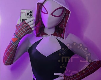 Super Hero Spider Girl Gwen Cosplay Anzug Halloween Kostüm Bodysuit