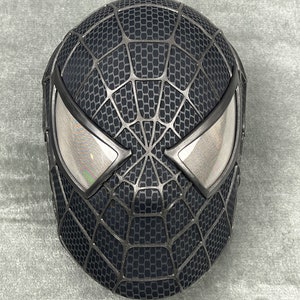 Super Hero Movie Inspired Mask with Hard Face Shell Premium Black Mask
