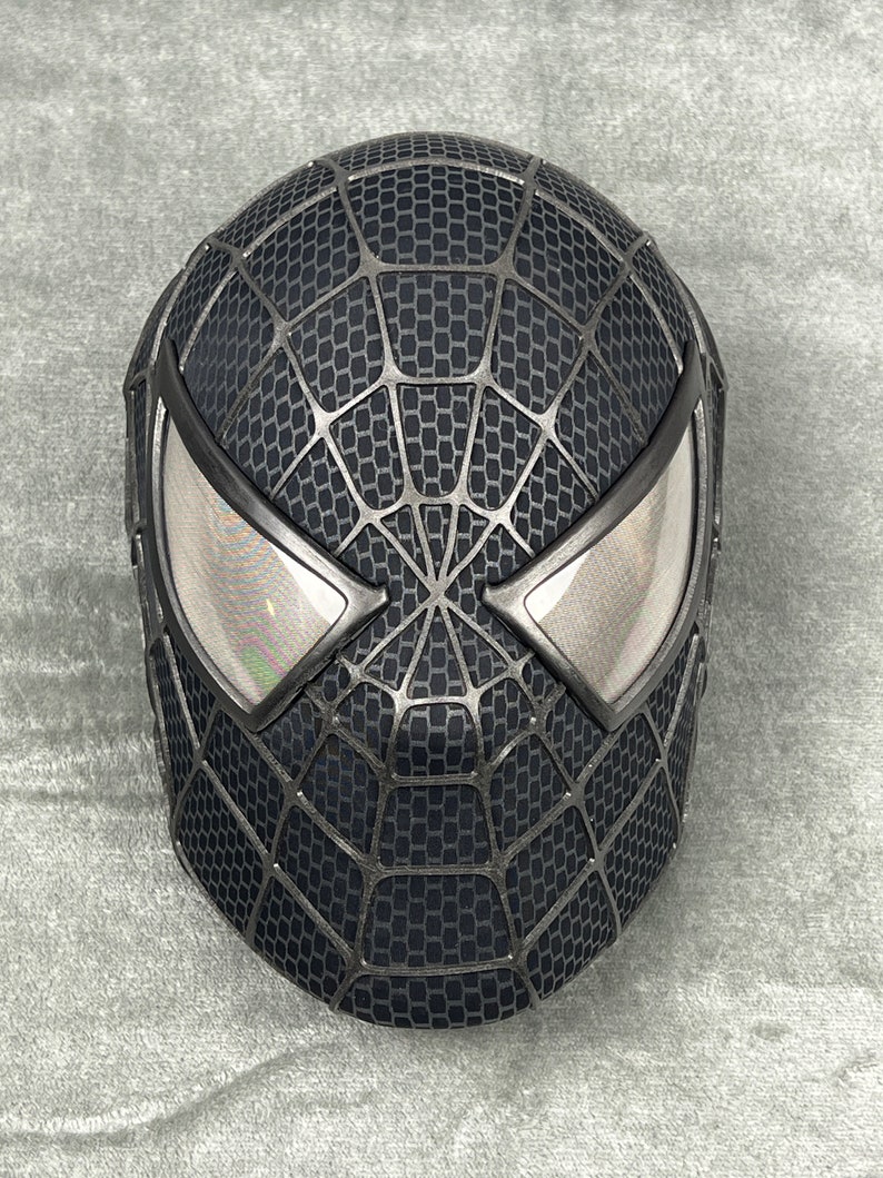 Super Hero Movie Inspired Mask with Hard Face Shell Premium Black Mask
