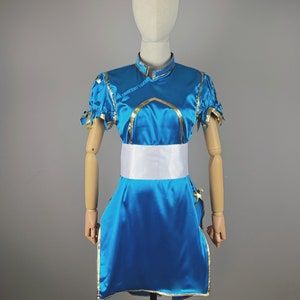 Chun Li Cosplay Costume Halloween Party Suit