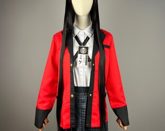 Yumeko Anime Cosplay Costume Set + Wig