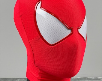 Super Hero Spider Maske mit Gesichtsmuschel