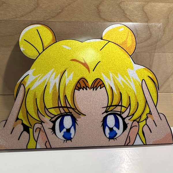 Sticker anime réfléchissant léger