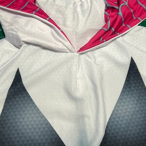 Super Hero Spider Girl Gwen Cosplay Suit Halloween Costume Bodysuit image 10