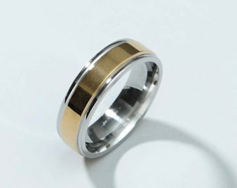 Two Tone Simple Ring