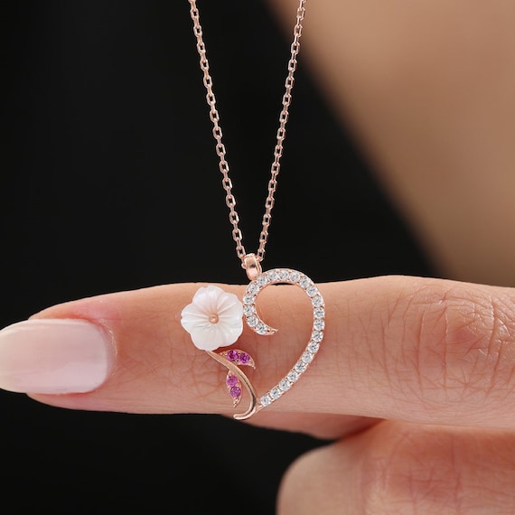Heart Necklace 925 Sterling Silver 