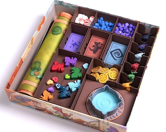 Flamecraft Organizer: Magical Game Setup, Works with Sleeved Cards