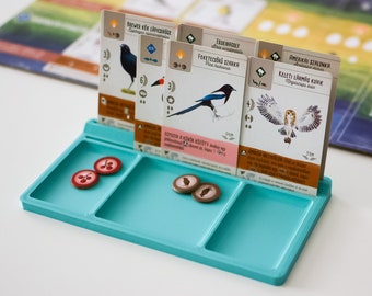 Wingspan Card Holder: Arctic Teal  Board Game Organizer