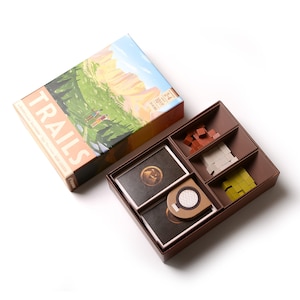 Trails Board Game Insert & Organizer with Token Upgrades