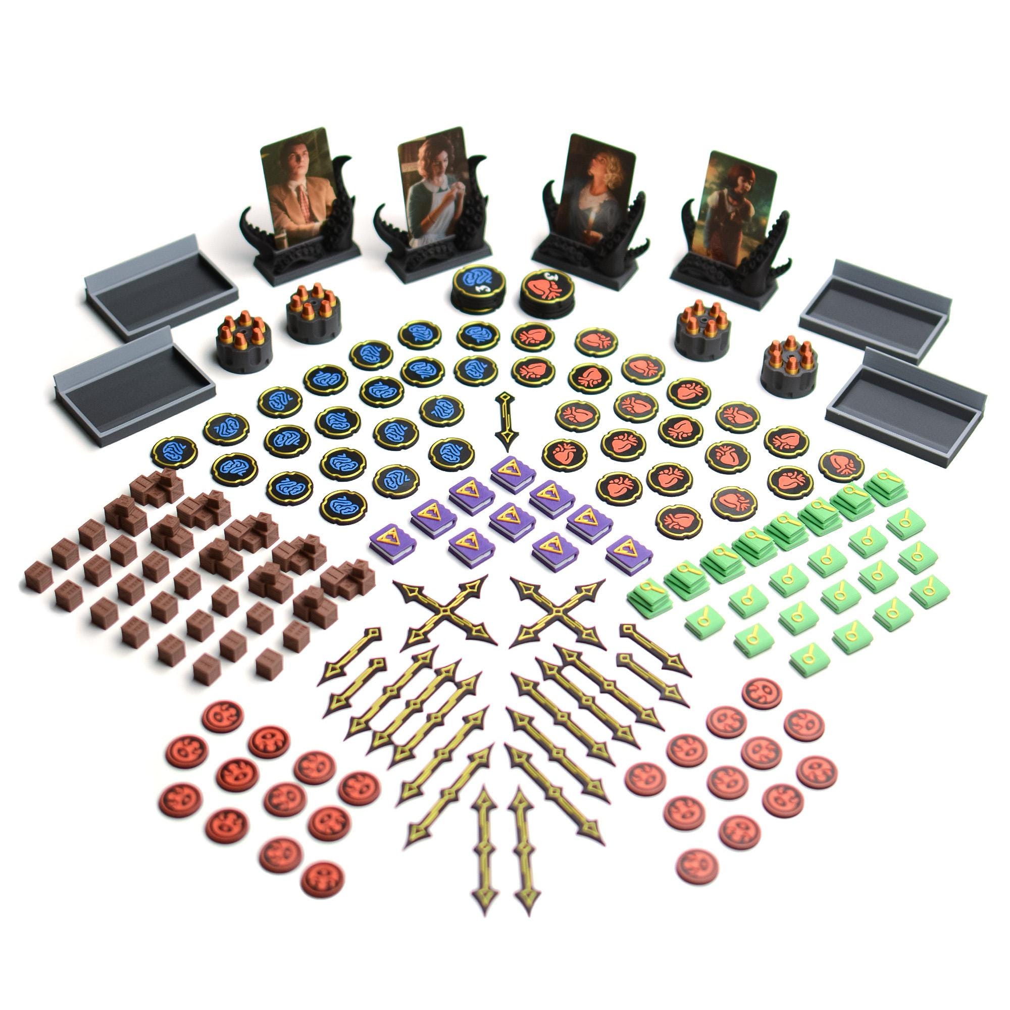 arkham horror card game tokens Arkham Horror LCG Metal Token Set main image 1