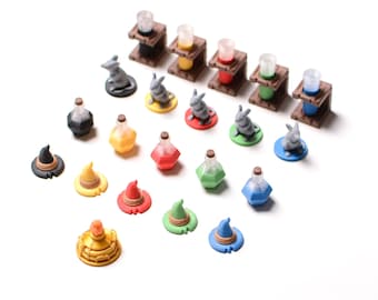 Complete Kit for The Quacks of Quedlinburg and Herb Witches - 26 Pieces