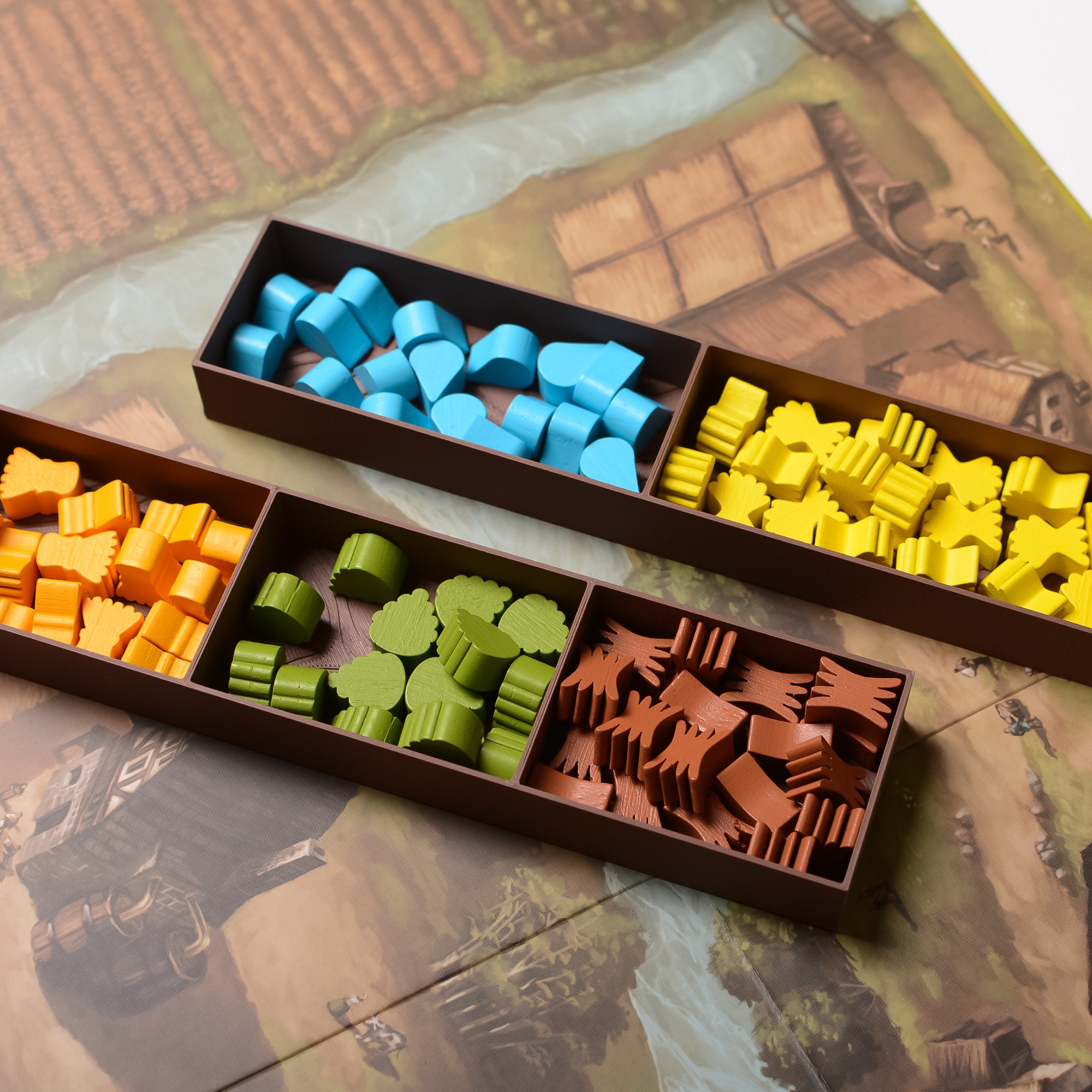 Beer and Bread Board Game Insert and Tokens Upgrade - Etsy