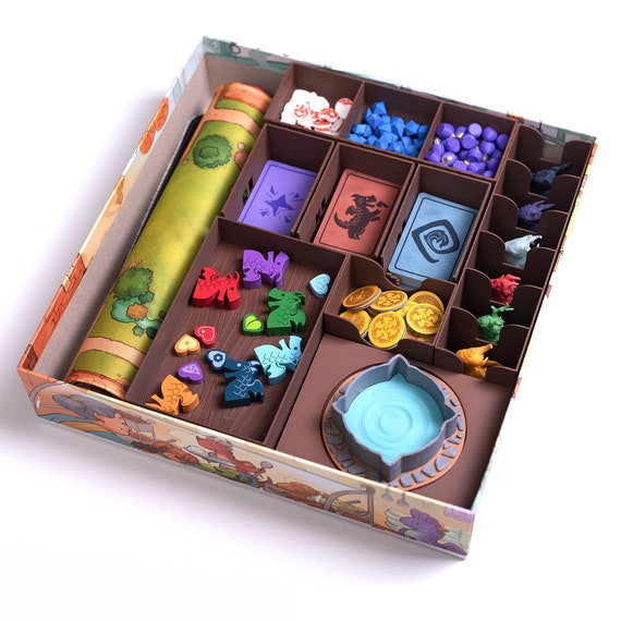 Flamecraft Organizer: Magical Game Setup, Works With Sleeved Cards - Etsy