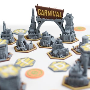 Thunder Road: Carnival of Chaos – Terrain & Token Set (Unofficial)