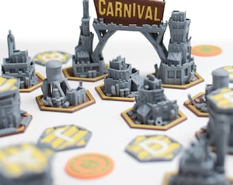 Thunder Road: Carnival of Chaos – Terrain & Token Set (Unofficial)