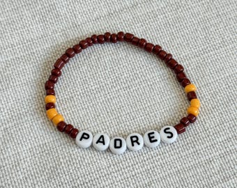Pad res Baseball Team Beaded Bracelet
