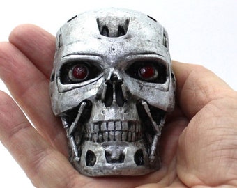 The Terminator Skull Head Endoskeleton FRIDGE MAGNET Cybernetic Judgement Day Arnold Schwarzenegger Arnie I'll Be Back Movie Memorabilia