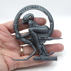 Alien Space Jockey Prometheus Techniker Kühlschrankmagnet: HR Giger Fan Art