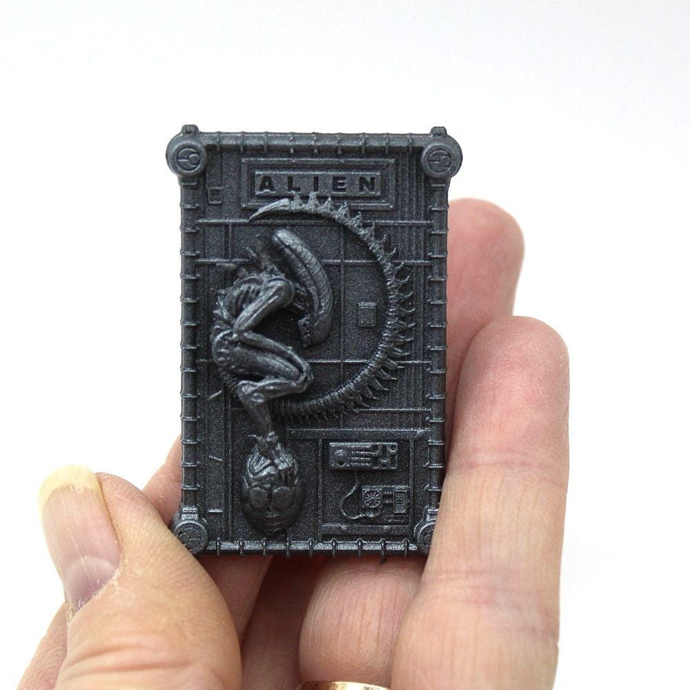 HR Giger Alien Fridge Magnets: Miniature Biomechanical Fridgelets Set ...