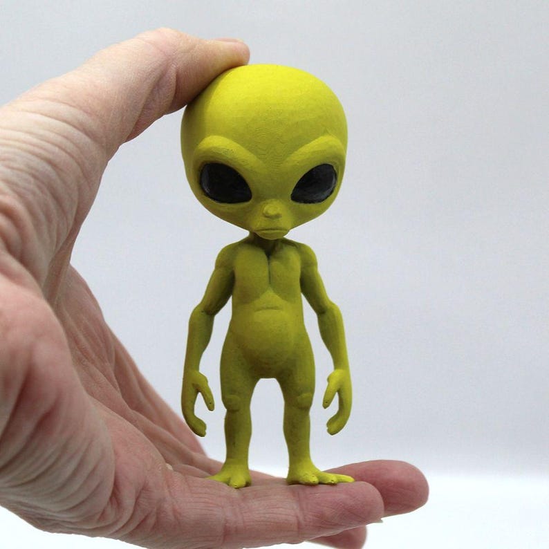 Green Alien Figure or Fridge Magnet: Area 51 Roswell Sci-fi Gift - Etsy
