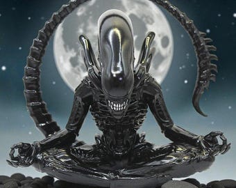 genzai alien collage cap Black 黒 ゲンザイ il_340x270.7391447319_i675.jpg
