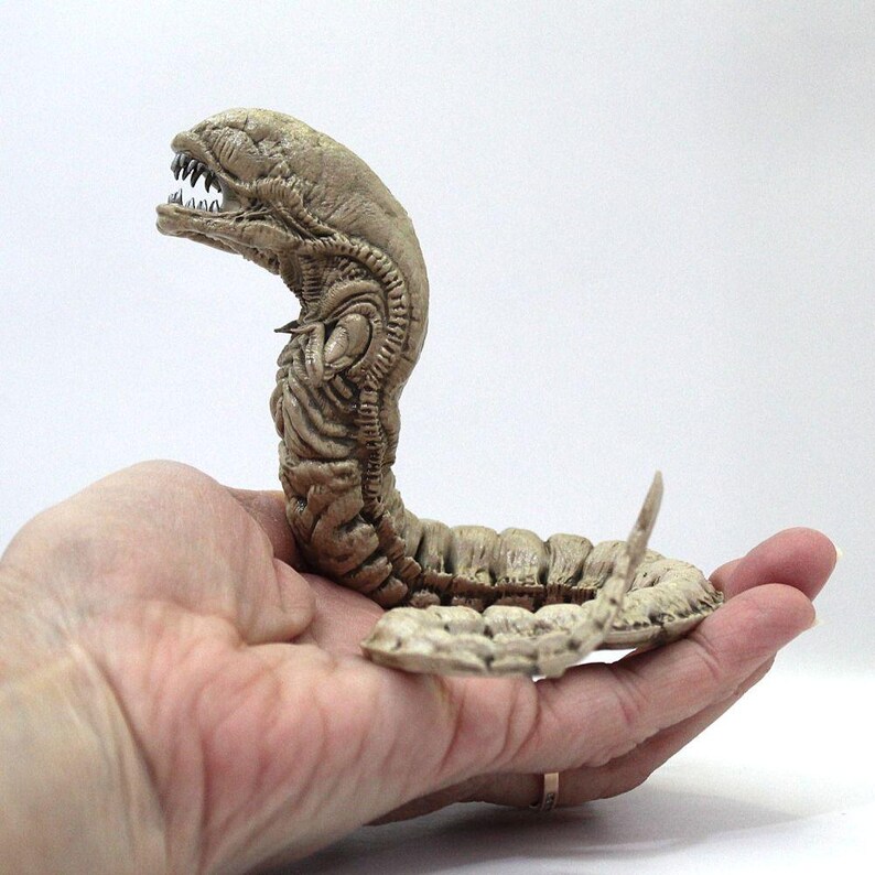 Hand Painted Alien Chestburster Figurine - 1979 Movie Model - Etsy