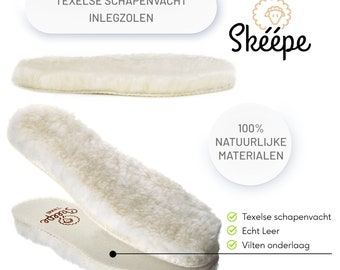 Semelles intérieures en laine de mouton Skéepe Texel