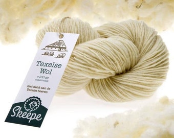 Laine à tricoter Texel - 1 brin de laine 100 grammes