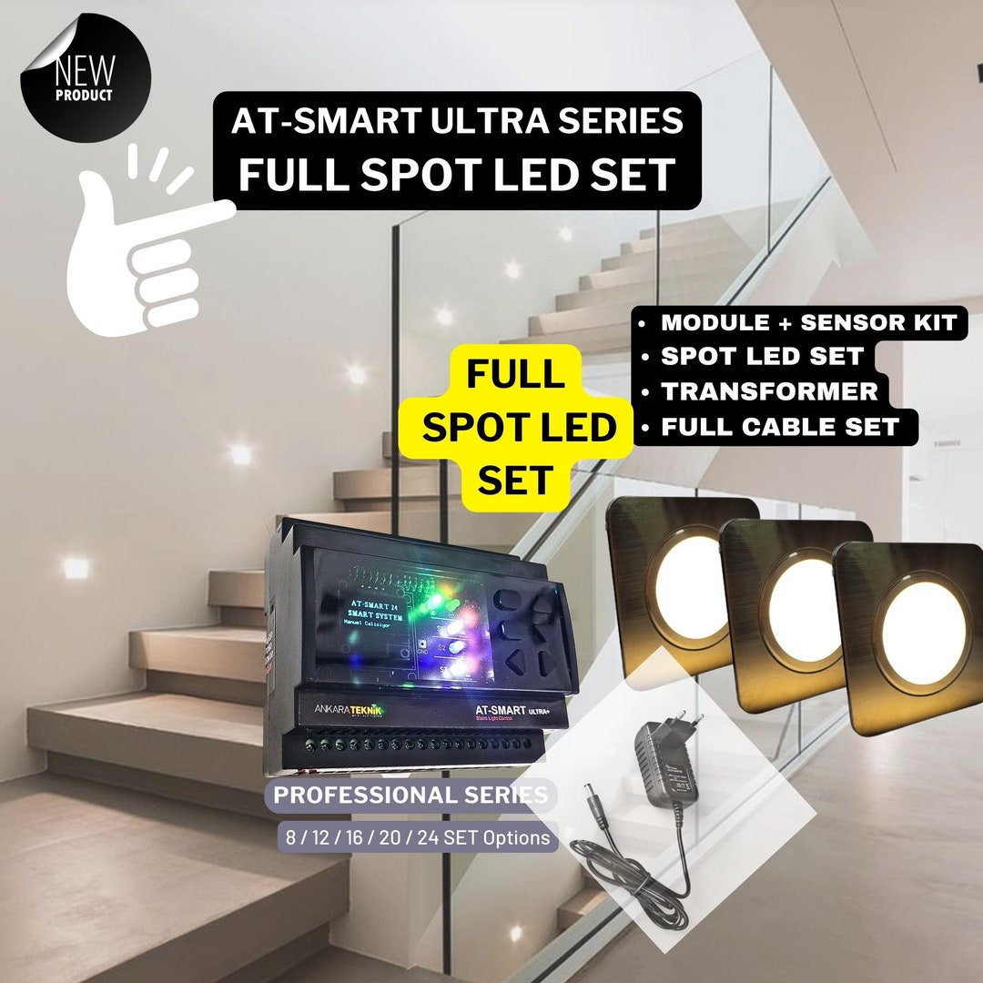 DIY, Smart Stair Wall Automation Chrome Led Lighting, Smart Automation ...