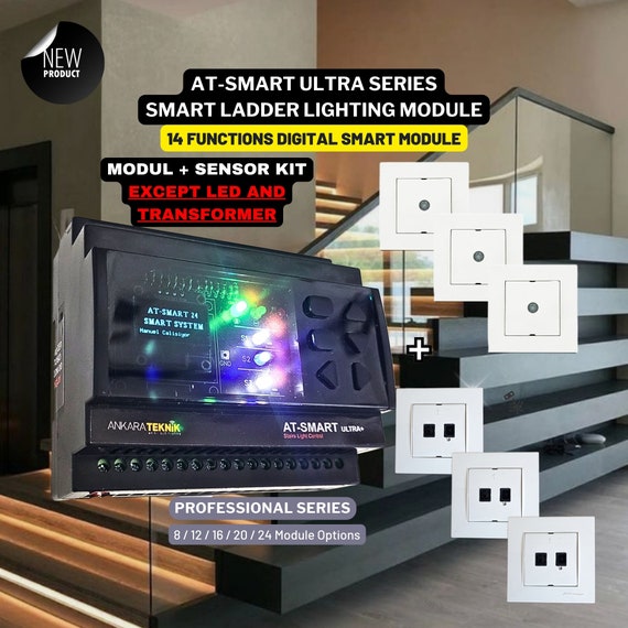 Digital led clearance stair lighting