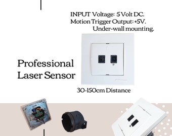 30-150 cm laser sensor 5 volt, home automation sensors, smart home, stairs lighting, DIY electronic