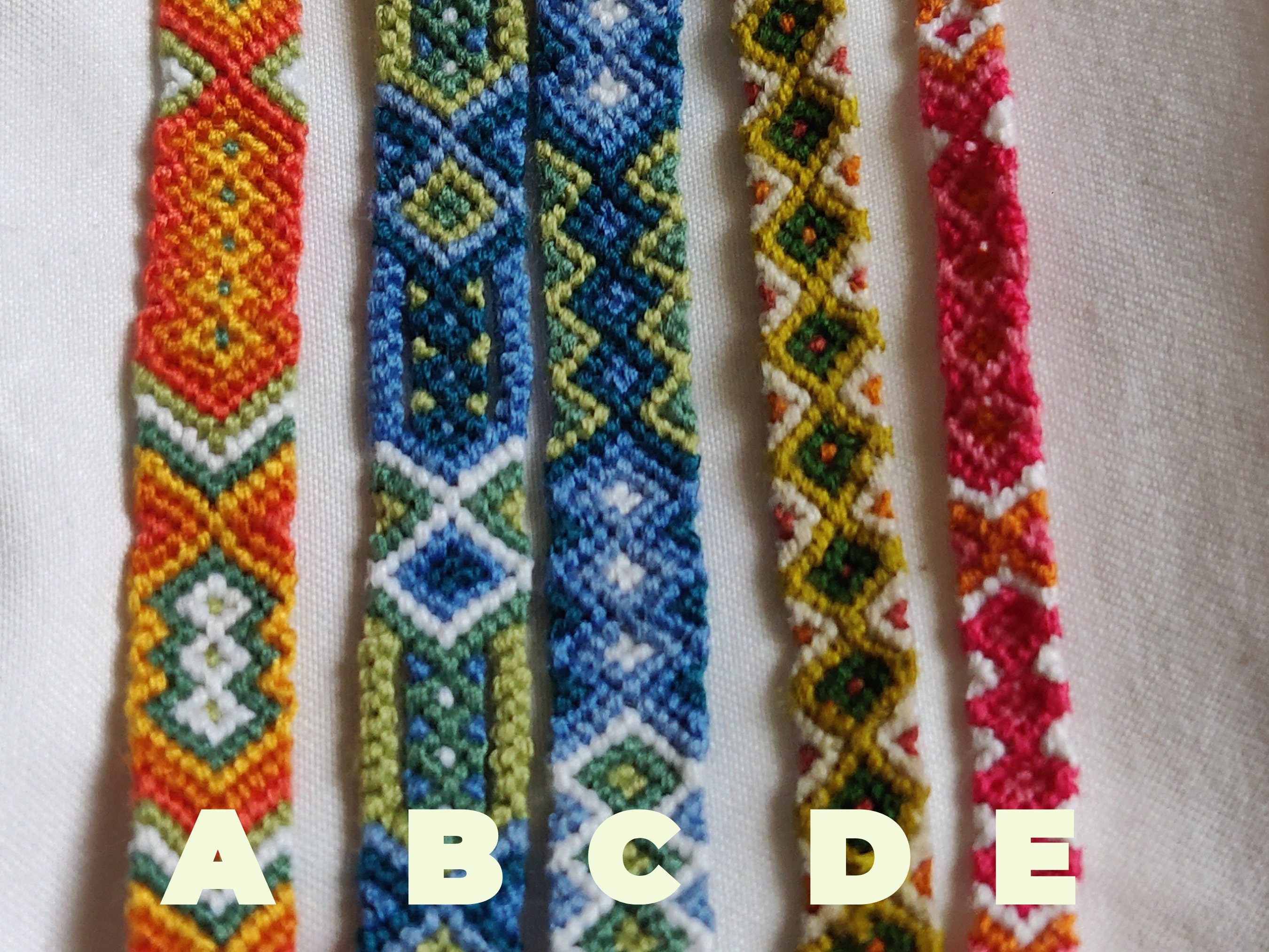 Tribal Aztec Friendship Bracelet •boho String Bracelet - Etsy