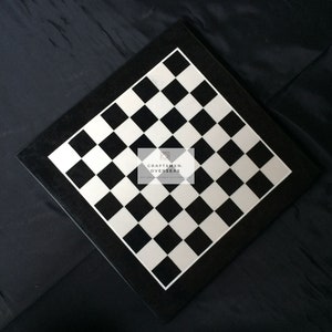 12&quot; Black and White  Marble Handmade Chess Set, with chess figures. Christmas Gifts.