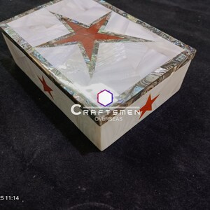 Marble Jewelry Trinket Box Handicraft Floral Inlay semi precious stones Works Decor and Gifts