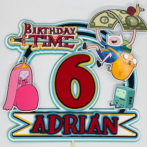 Adventure Time Cake Topper
