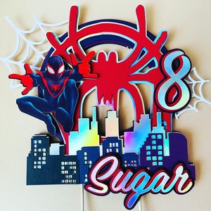 Spiderman-Miles Morales Cake Topper