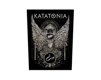 Katatonia Metal Band_2 Patch Badge Embroidered Iron on Applique Souvenir Accessory