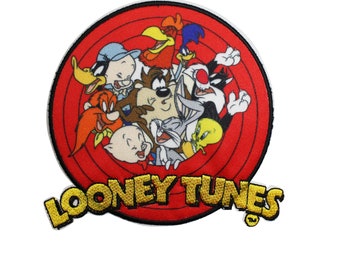 Looney Tunes Cartoon Iron or Sew on Embroidered Patch 